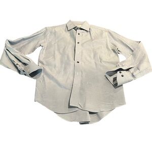 Lorenzo Uomo Men’s Trim Fit Perfect Fashion Button Up Shirt Size 15 1/2  34/35